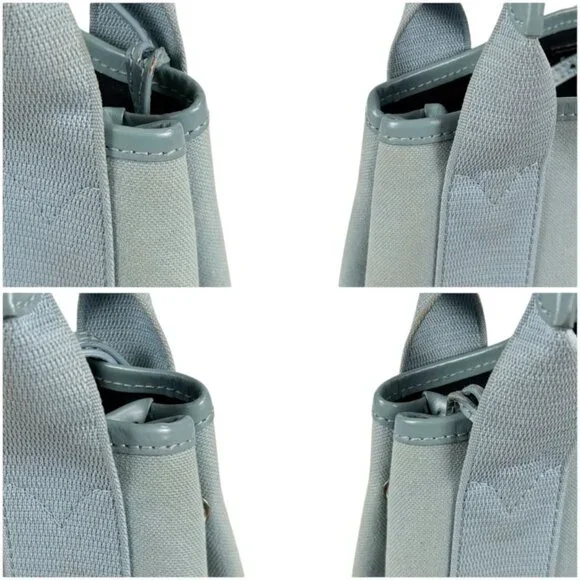 Balenciaga Navy Cabas Xxs Mini Tote Shoulder Bag 2-Way Light Blue - Picture 5 of 13